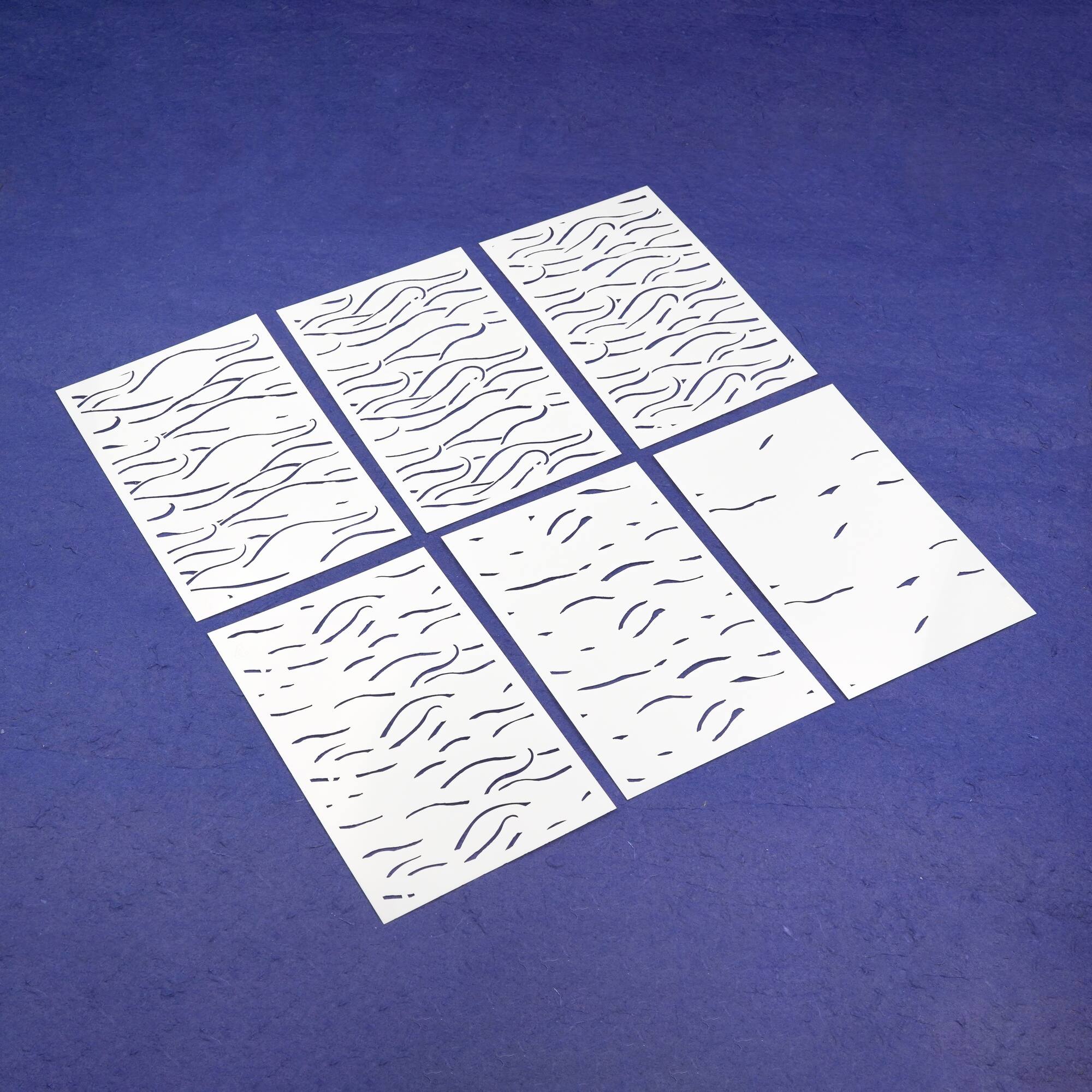 Waves Layering Stencils by Recollections™